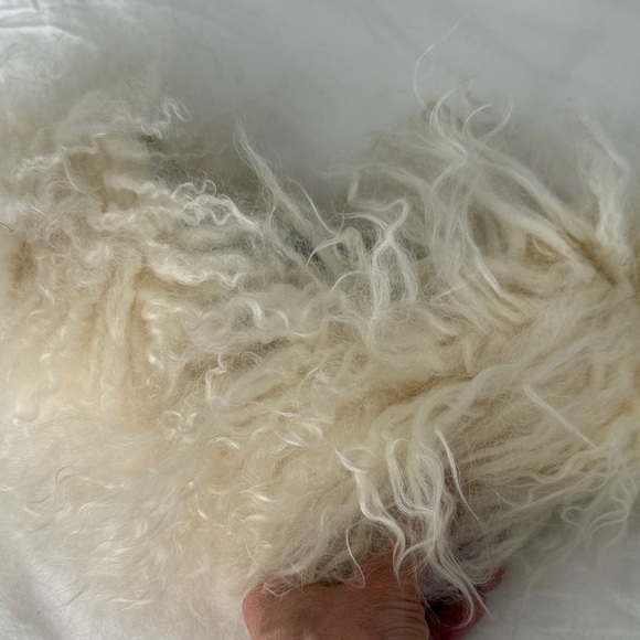 Subtle Luxury Ivory Fur Collar - Picture 6 of 6